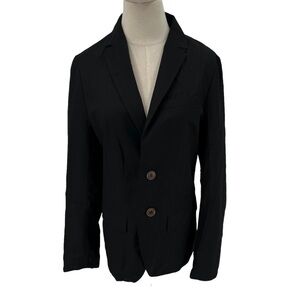NWT Diesel Black Jabbea Long Sleeve Button Up Blazer Size XXS Women's